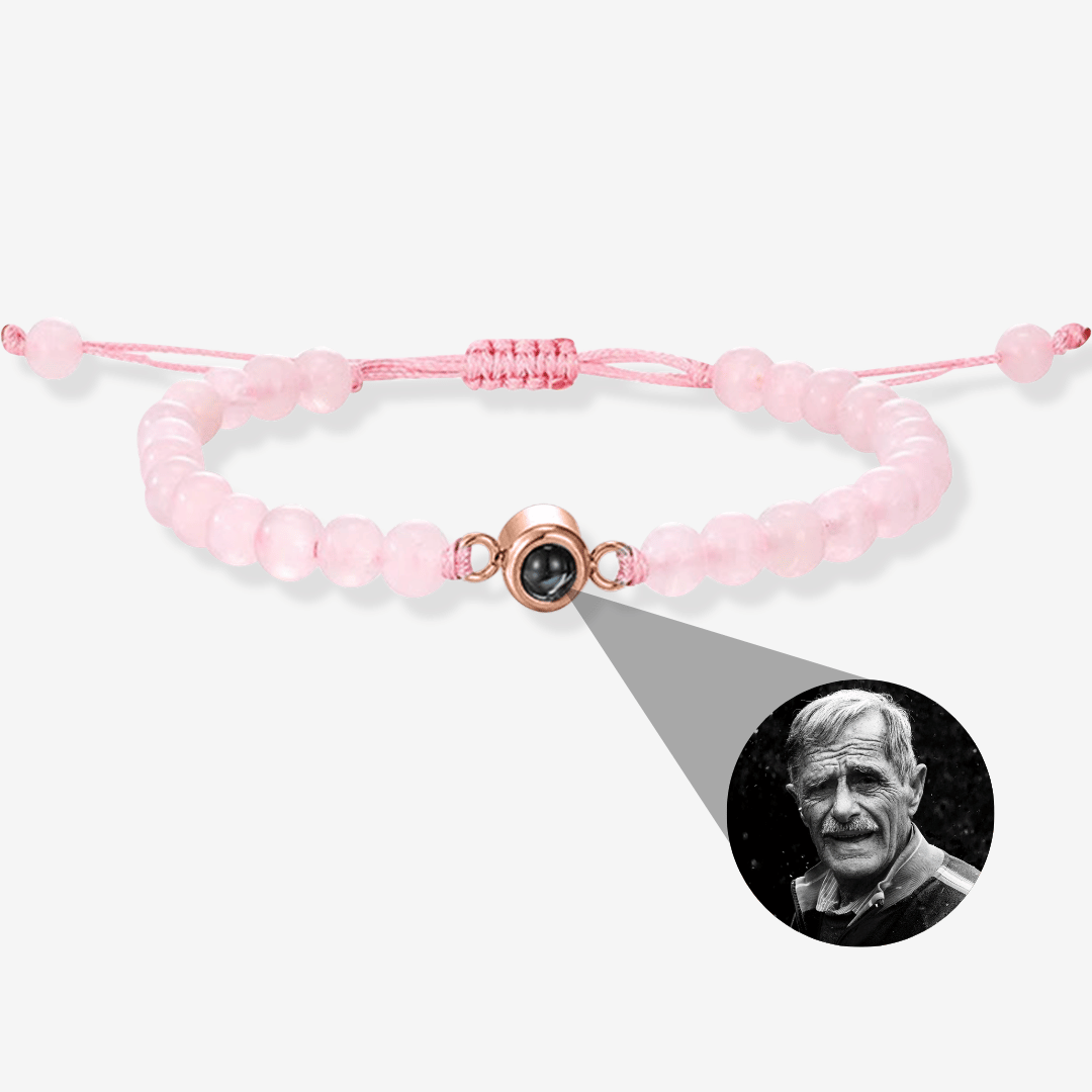 Personalized Photo Pearl Bracelet