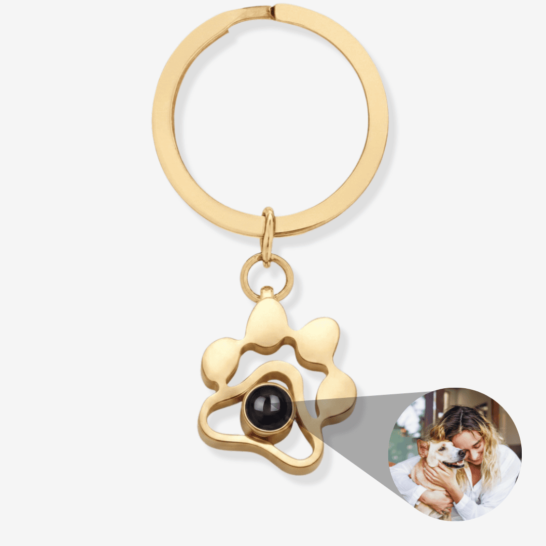 Circle Photo Keychain