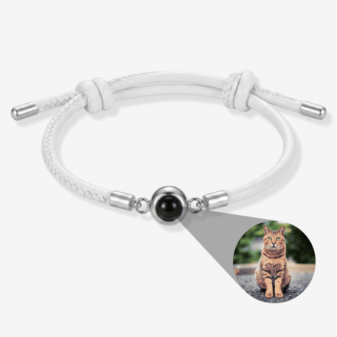 Personalisiertes Armband mit Foto - Leder