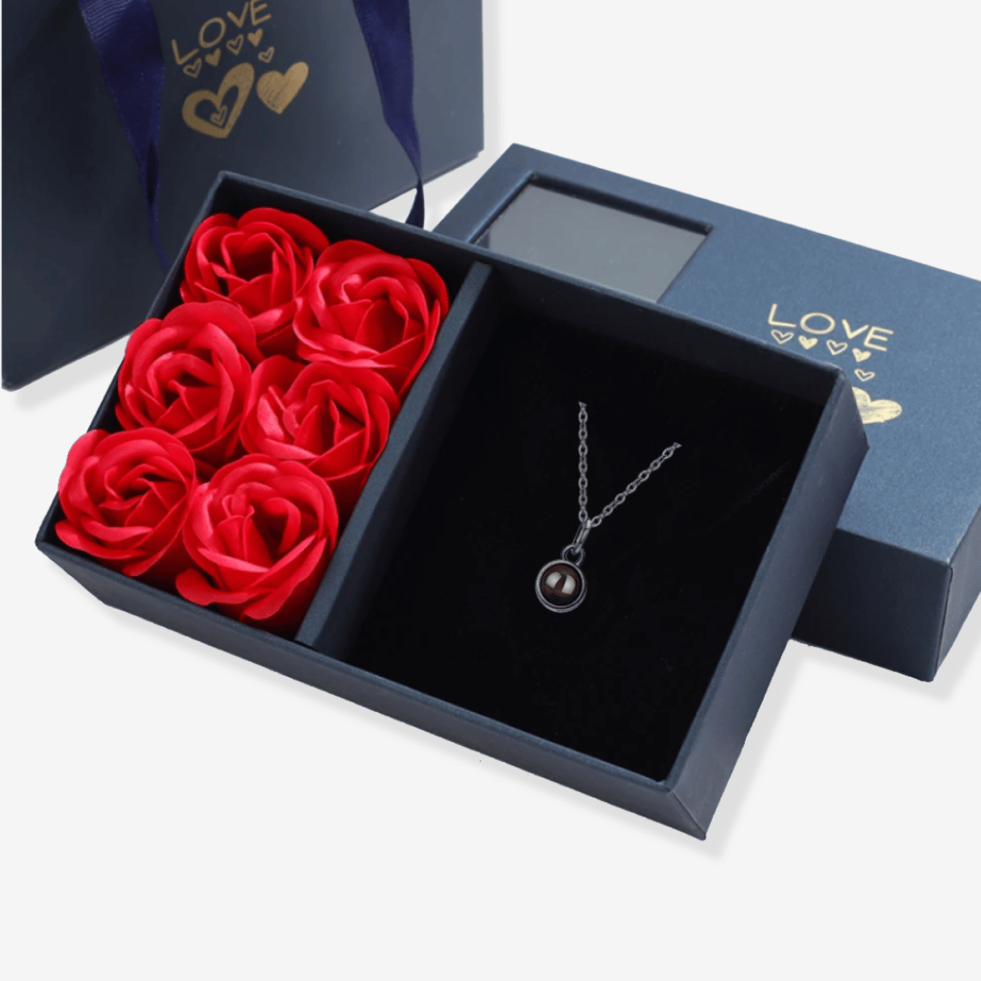 Personalized Circle Photo Necklace