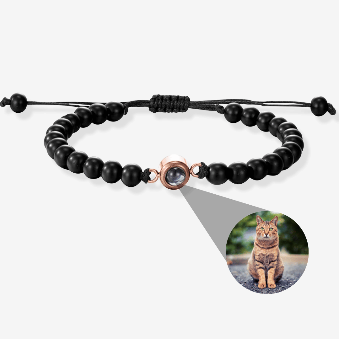 Personalized Photo Pearl Bracelet