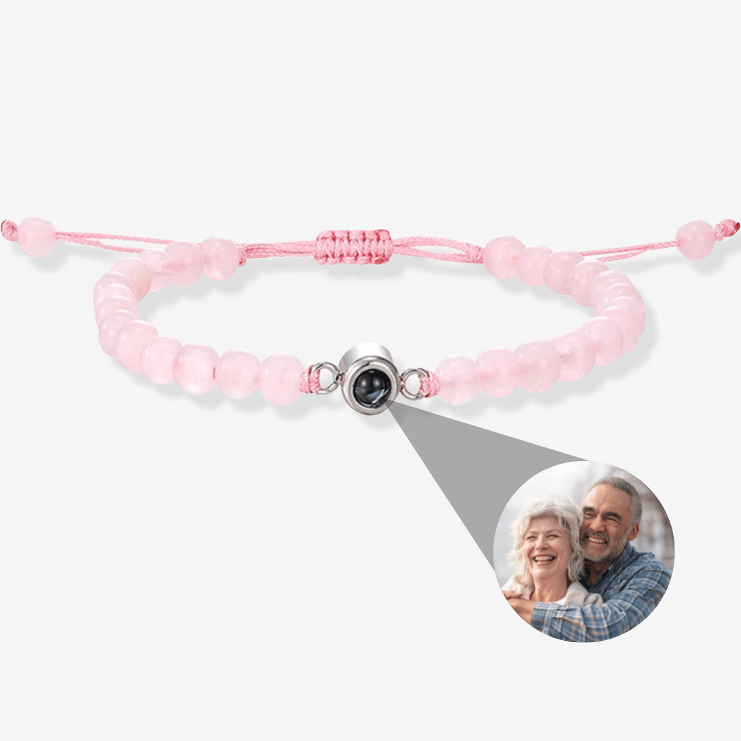Personalized Photo Pearl Bracelet