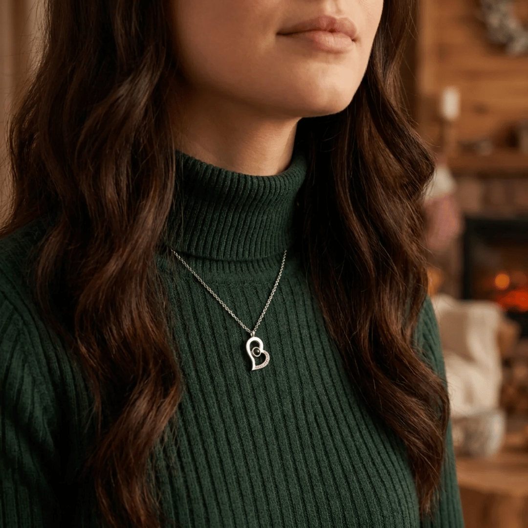 Personalized Heart Photo Necklace