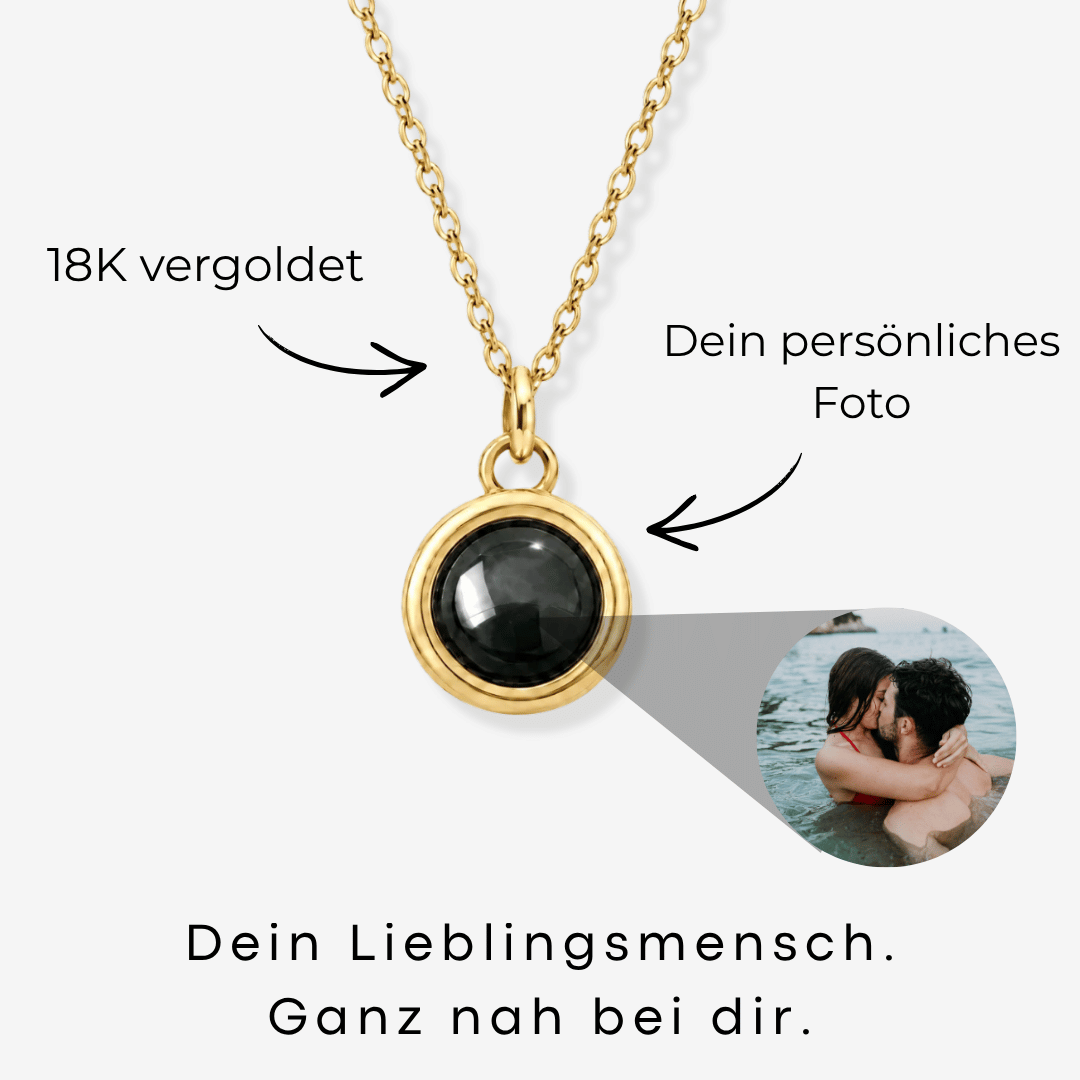 Hero - Personalisierte Halskette mit Foto - Kreis