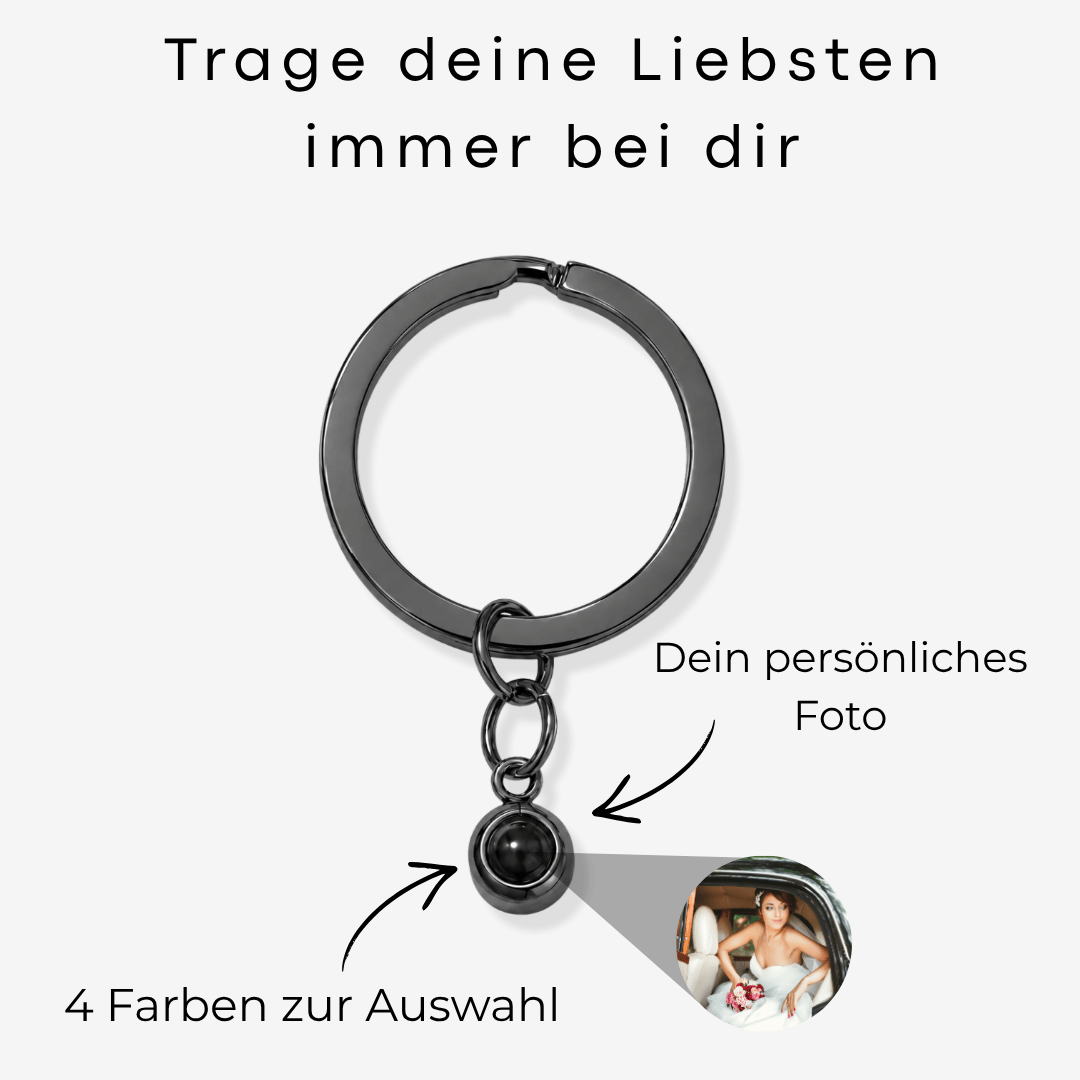 Schlüsselanhänger mit Foto - Kreis