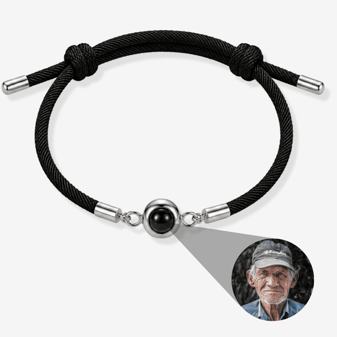 Personalized Photo Pearl Bracelet