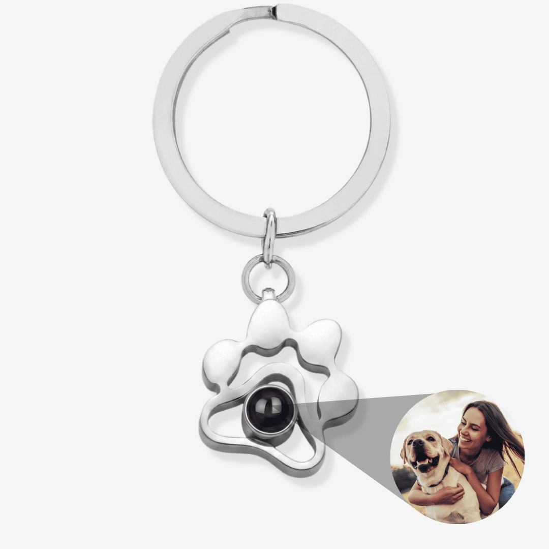 Circle Photo Keychain