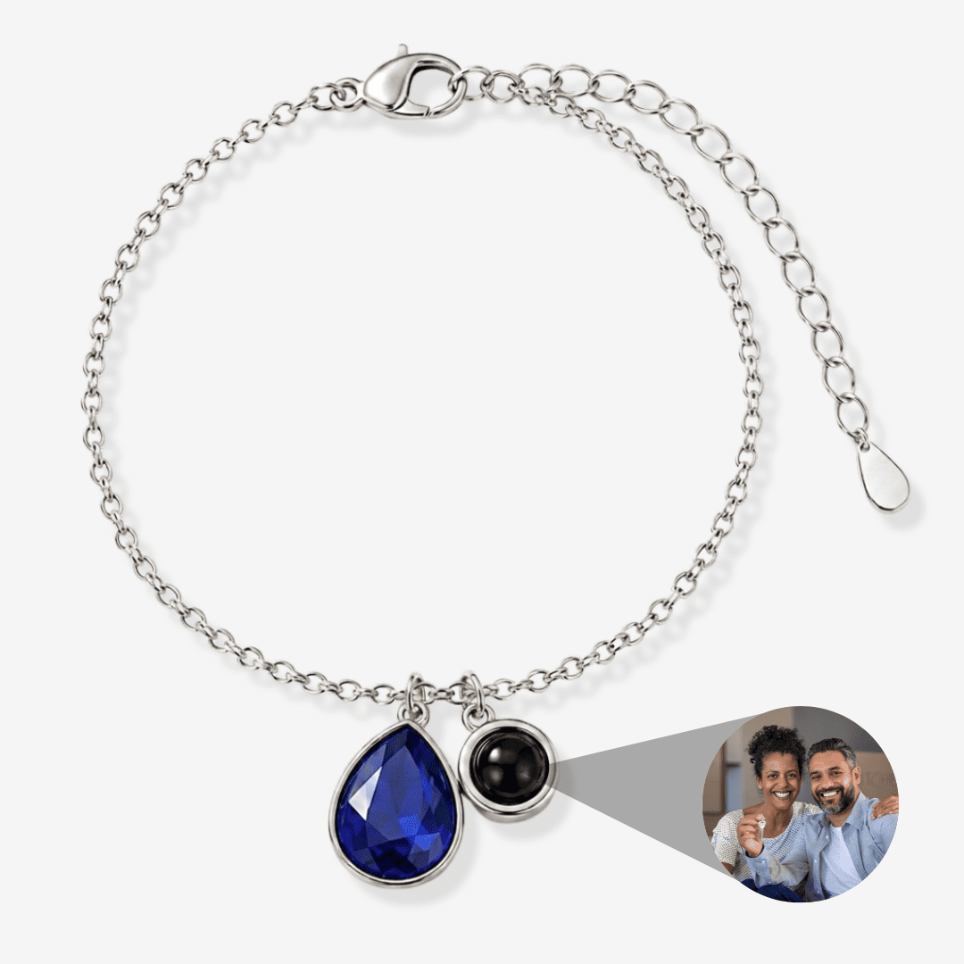 Personalized Photo Pearl Bracelet