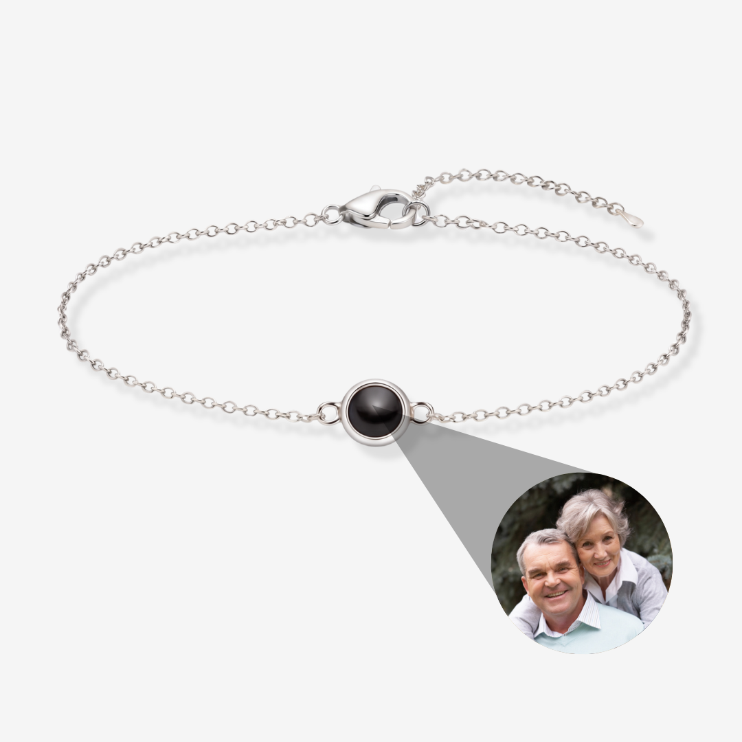 Personalisiertes Armband mit Foto - Zierlich