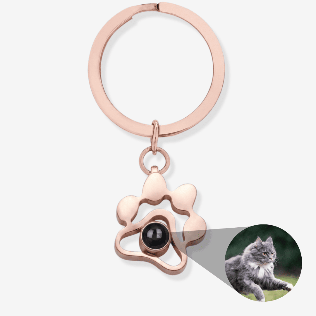 Circle Photo Keychain