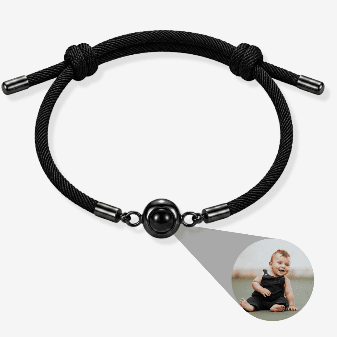 Personalized Photo Pearl Bracelet