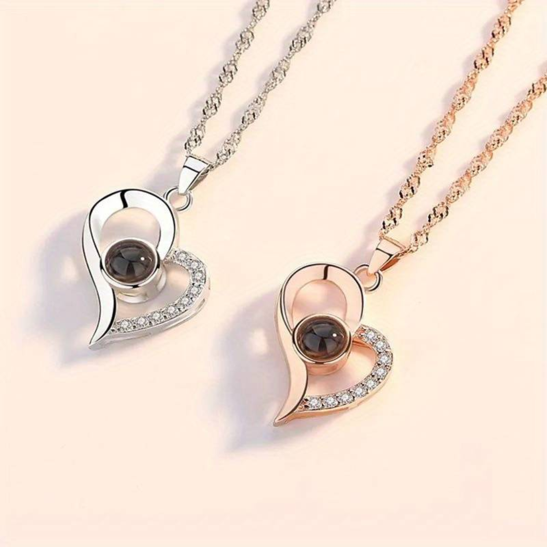 Gravet Personalized Heart Necklace