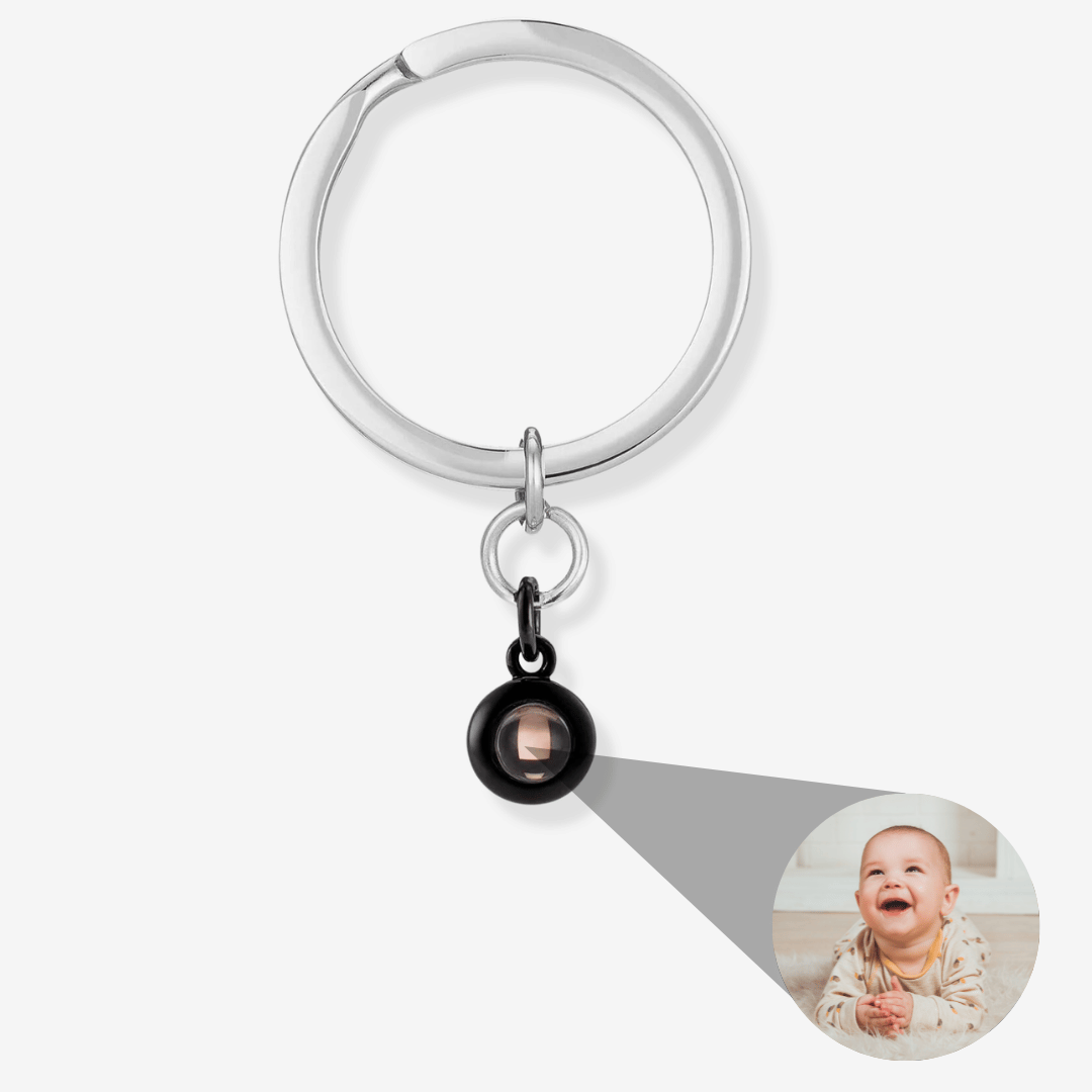 Circle Photo Keychain
