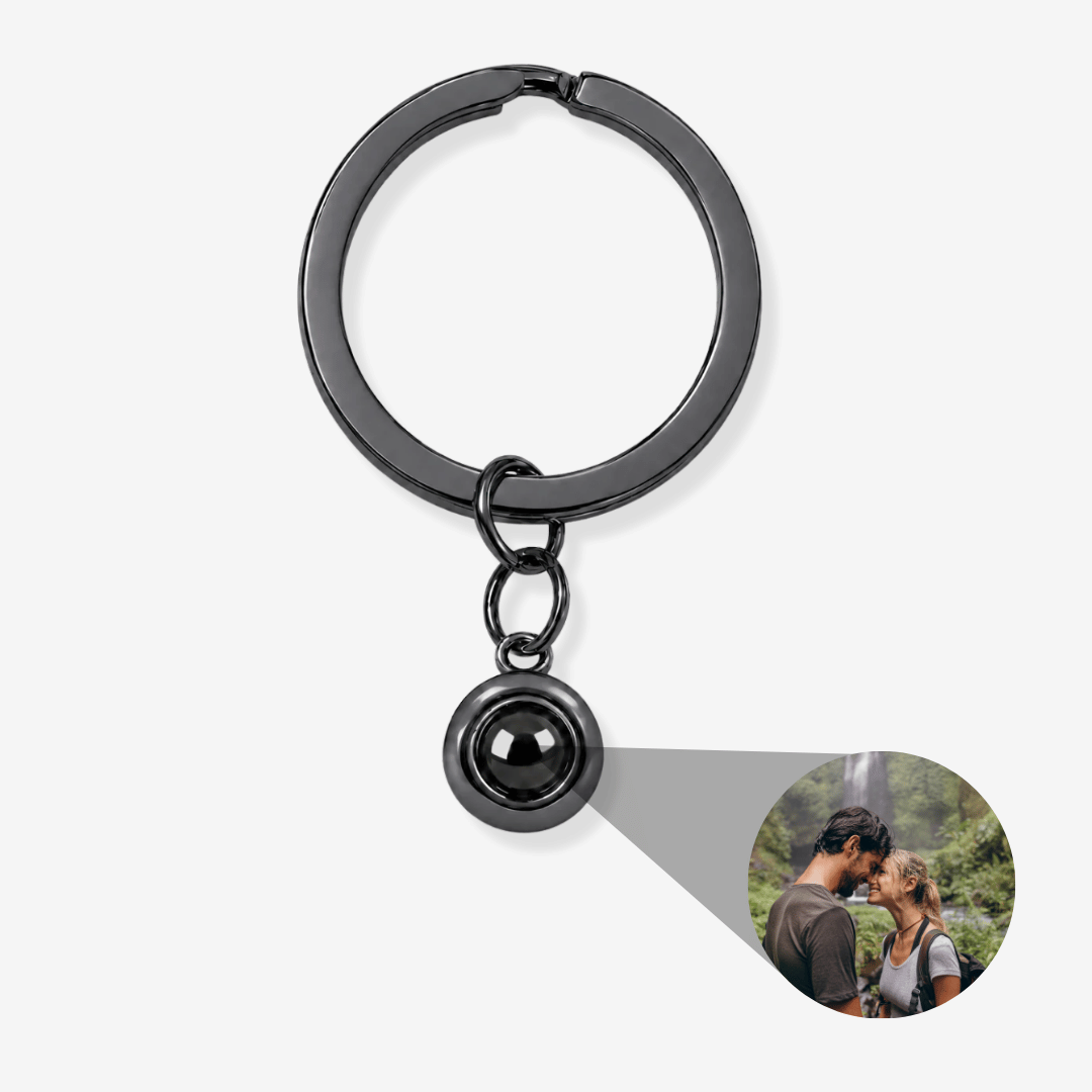 Circle Photo Keychain