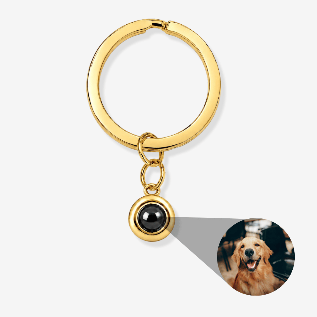 Circle Photo Keychain